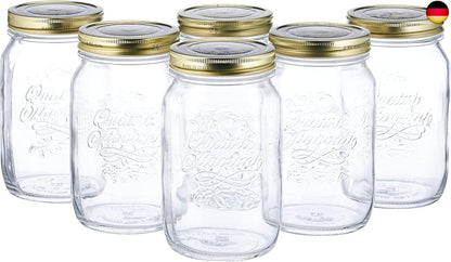 Einmachglas 1 Liter Quattro Stagioni 6Er Set | 6 X Quattro Stagioni 1000Ml Von ,
